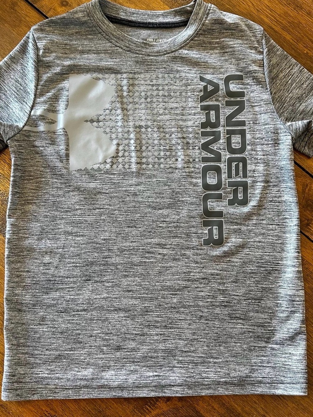 Under Armour Gray Heather Performance Graphic Tee